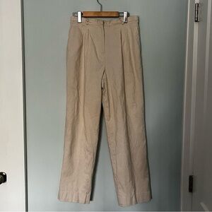 Beautiful vintage cottonsilk blend pinstriped trousers